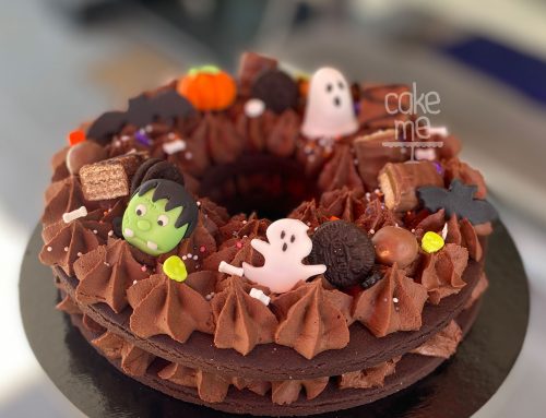 Τούρτα μπισκότο Halloween